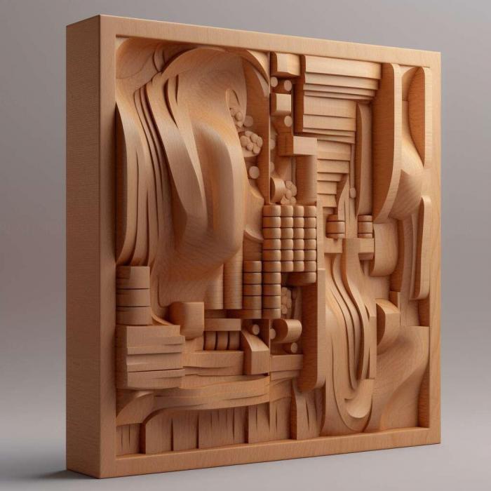 نموذج ثلاثي الأبعاد لآلة CNC 3D Art 